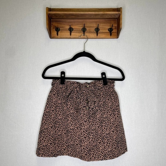 American Eagle | Brown‎ Cheetah Print Skirt Small - Picture 1 of 7